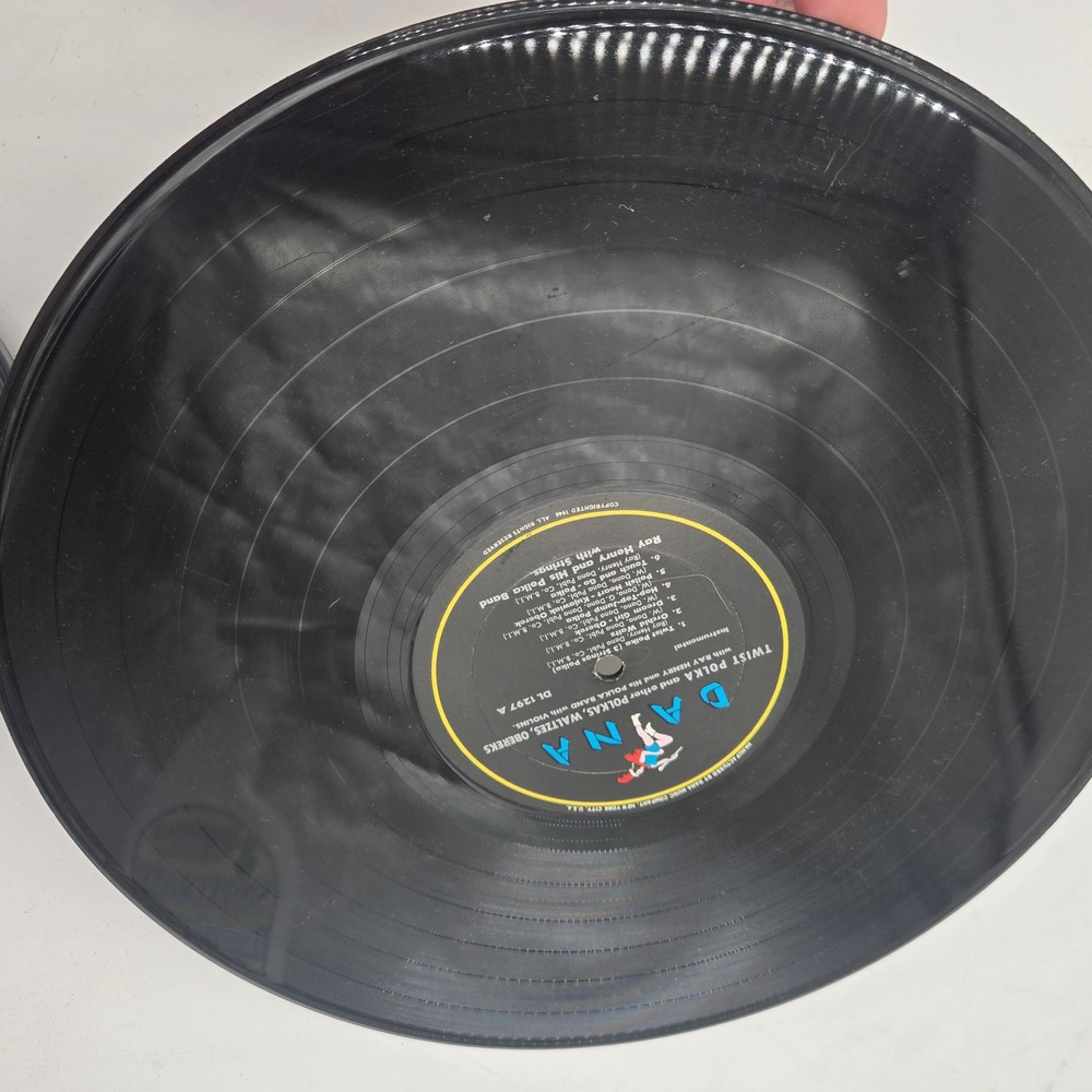 Vintage Polka Vinyl Record Lot Ray Henry Twist Polka John Yankowsky Crown Dana - Picture 4 of 7